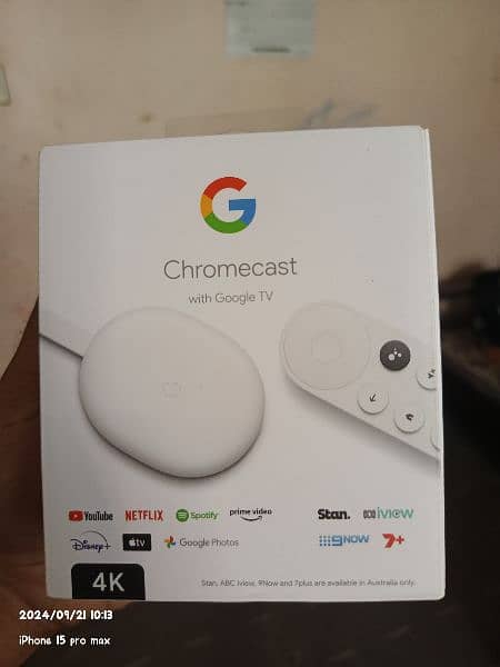 Google Chromecast TV 4k 0