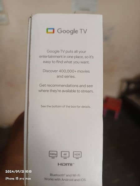 Google Chromecast TV 4k 1