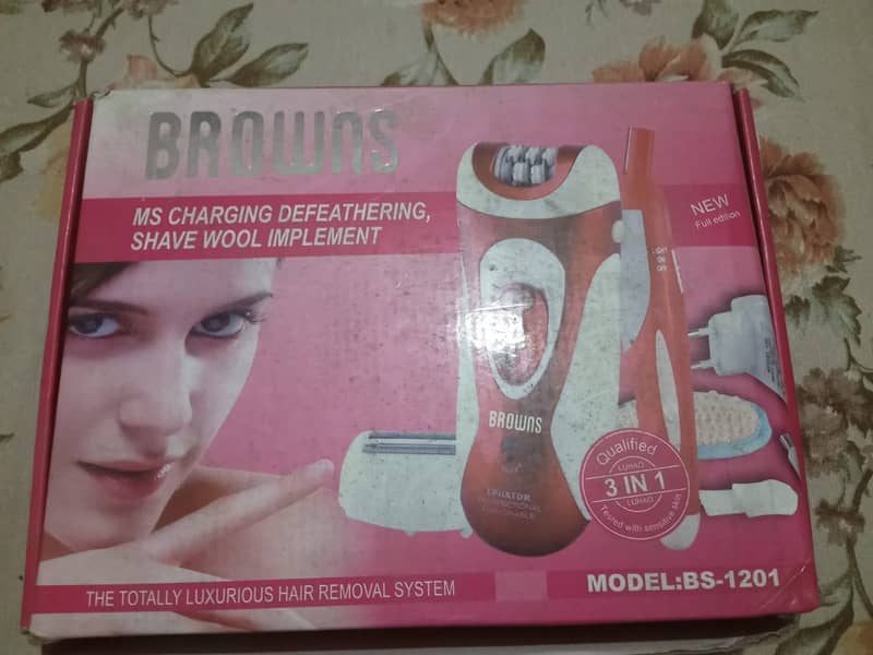 3 in 1 Browns female hair removal machine 0