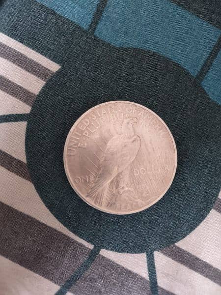 Peace Dollar (1922 - 1923) Rare Coin Silver ( chandi ) 4