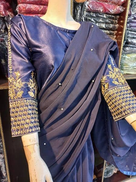 imported ladies dress sequence embroidery blouse 1