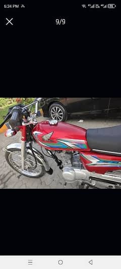 Honda 125 2023 model Islamabad no 1st owner