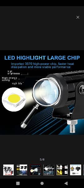 spot light mini drive 2 pieces with free switch 12volt universal 3