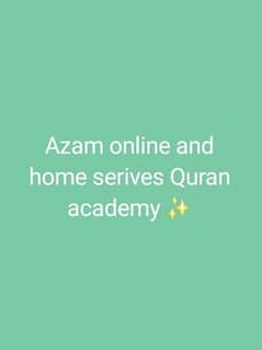 Azam Quran academy contact at this number 03246607254 only on Whatsapp