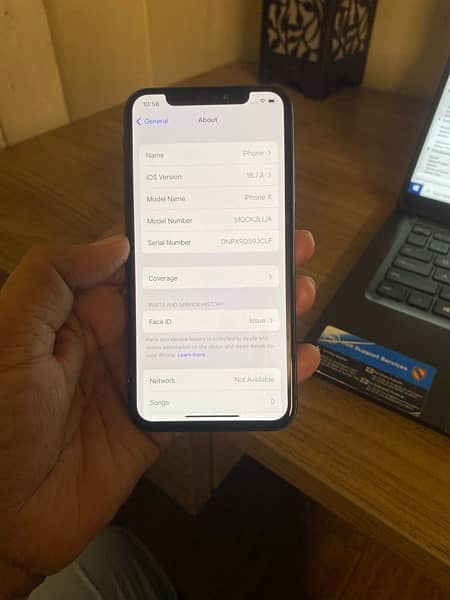 IPhone X 64GB MEMOREY 6