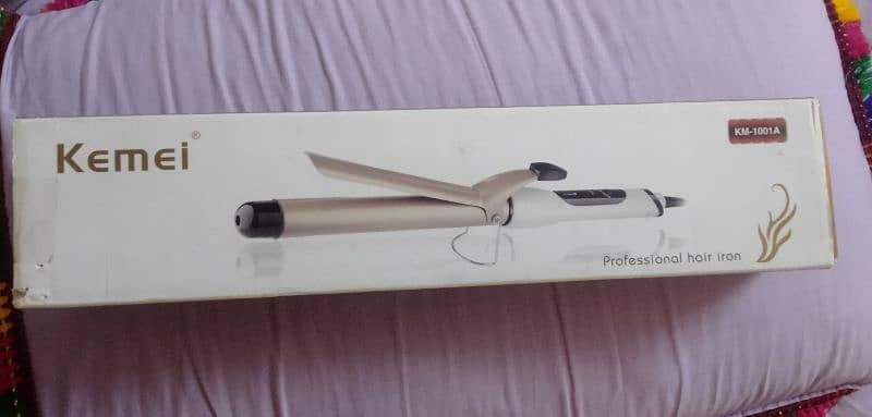 kemei professional hair iron - curler 0