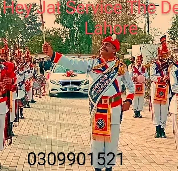 foji band baja/fauji pipe band Lahore/Dhool/ Barat/Shadi/Mehndi/Event 2