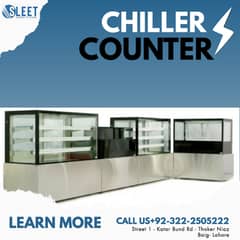 meat chiller,bakery counter,cake chiller,salad bar counter