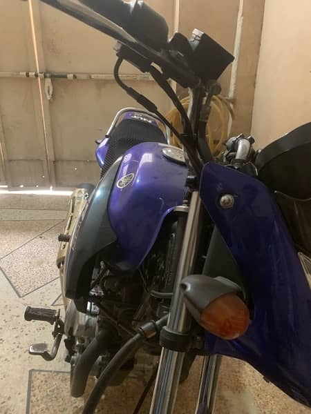 yamaha ybr 2022 model blue colour 1