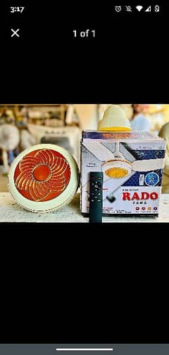 Rado fan ac dc brand new only one week use