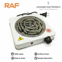 cooking, Hot Plate heat up in just 2 mins, Easy to clean, 1000W, elect 0