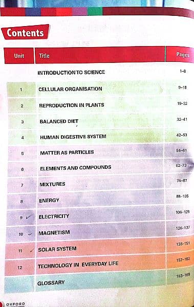 Oxford Science fact file for class 6 third edition by david coppock 2