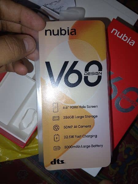 nubia v60 urgent sale. ful Warenty mai. 1