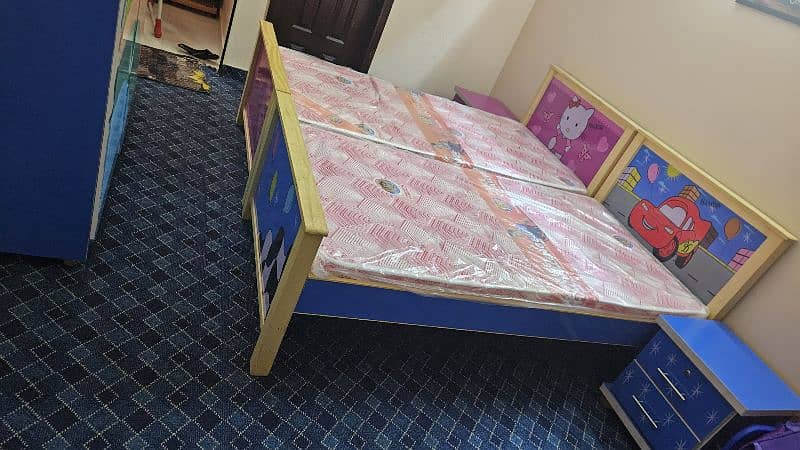 Bunk bed | kid complete room set | kids bed | Double bed | furniture 1