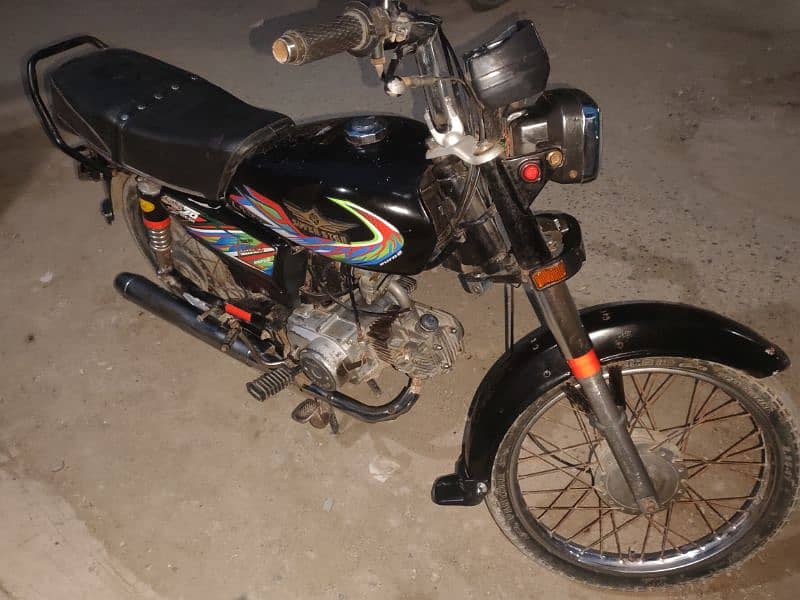 Super Star 70cc Model 2022 Black Colour for sale 1