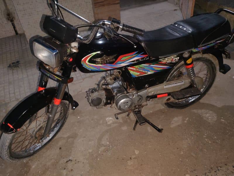 Super Star 70cc Model 2022 Black Colour for sale 2