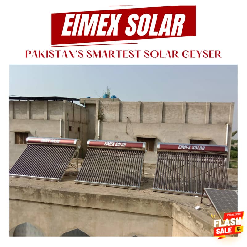 Eimex Hybrid Solar Geyser: Long-Lasting, Smart, and Perfect for Winter 0