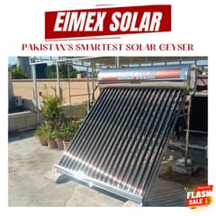 Experience Solar Water Heating with Eimex Hybrid solar Geysers