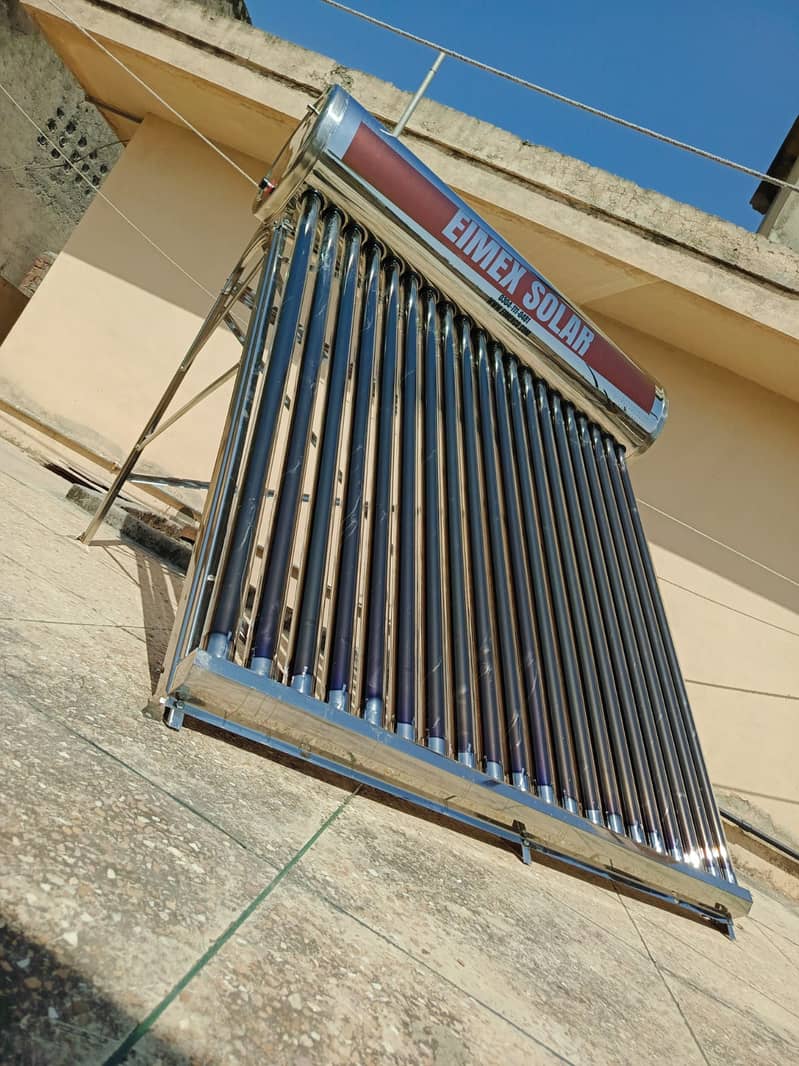 Experience Solar Water Heating with Eimex Hybrid solar Geysers 7