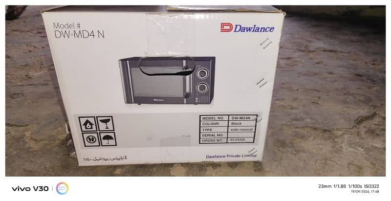 Dawlance model DW-MD4 N 9