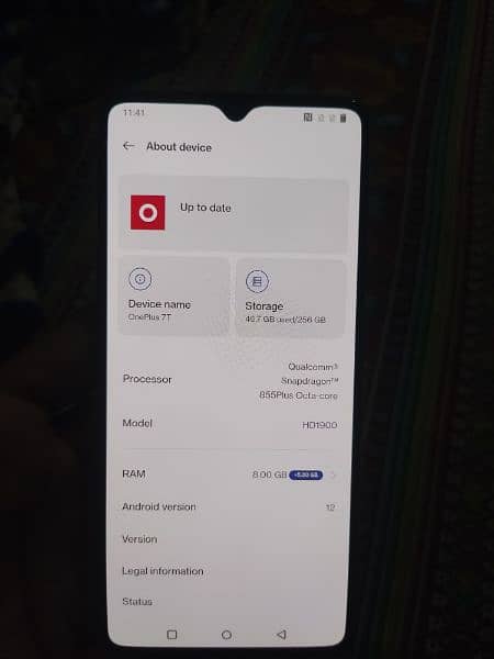 OnePlus 7t 8/256 5
