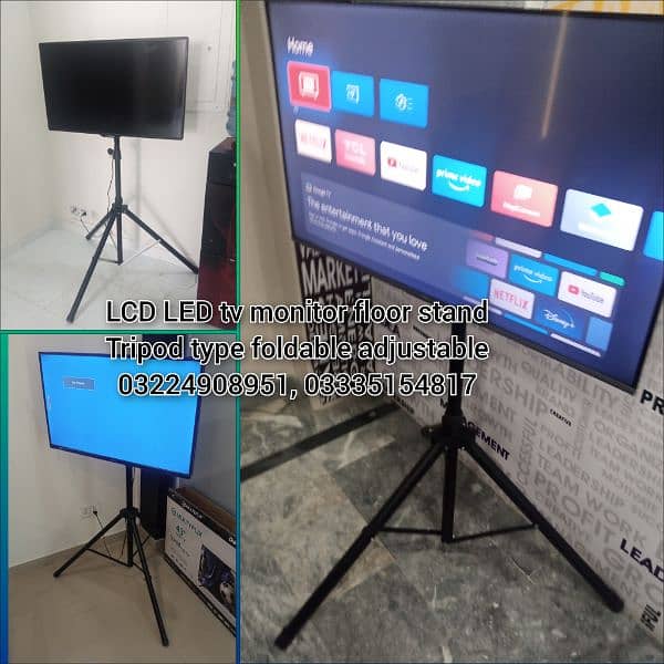 LCD LED tv portable stand for office home expo IT events 1