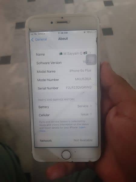 iphone 6s plus non pta bay pass hai urgent sell karna hai 8