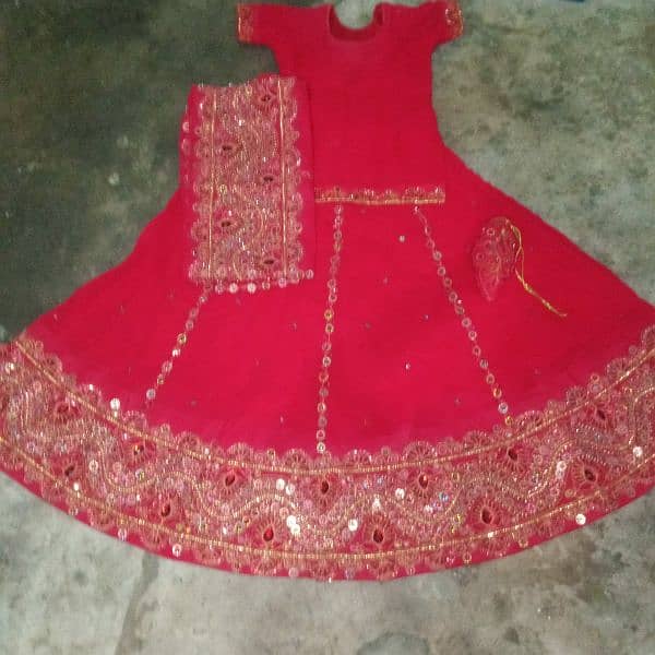 bride wedding sharara  Available for urgent sale 0