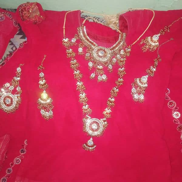 bride wedding sharara  Available for urgent sale 4