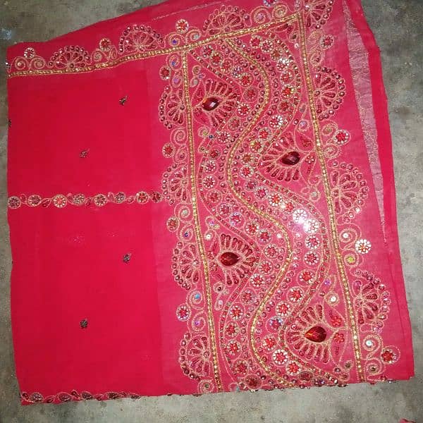 bride wedding sharara  Available for urgent sale 5