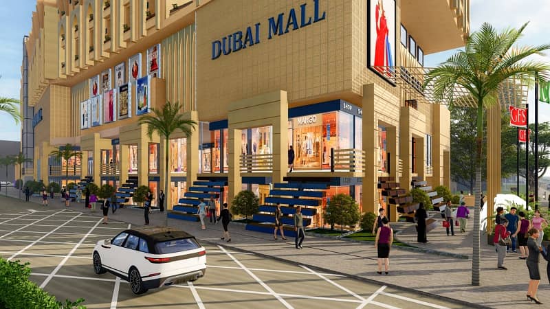 GFS Dubai Mall 
04 Sided Corner Mall 5