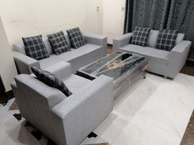 sofa set / 6 seater sofa / 3+2+1 sofa/centre table/sofa with cushion 3