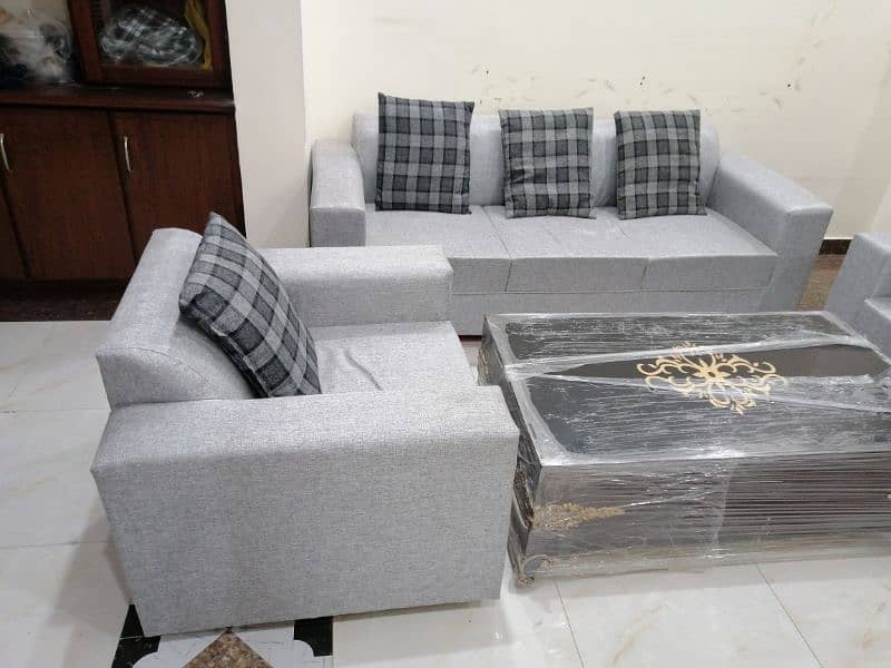 sofa set / 6 seater sofa / 3+2+1 sofa/centre table/sofa with cushion 4