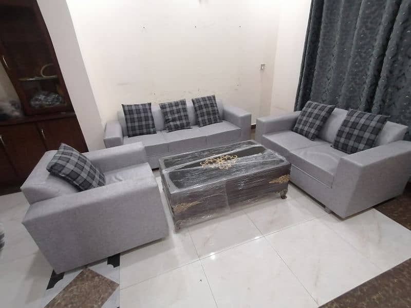 sofa set / 6 seater sofa / 3+2+1 sofa/centre table/sofa with cushion 5