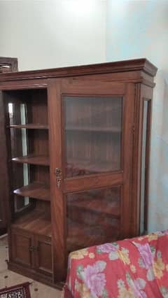 NEWLY MADE WOODEN CUTTELARY GLASS DECORATION WARDROBE FOR SALE. . . .