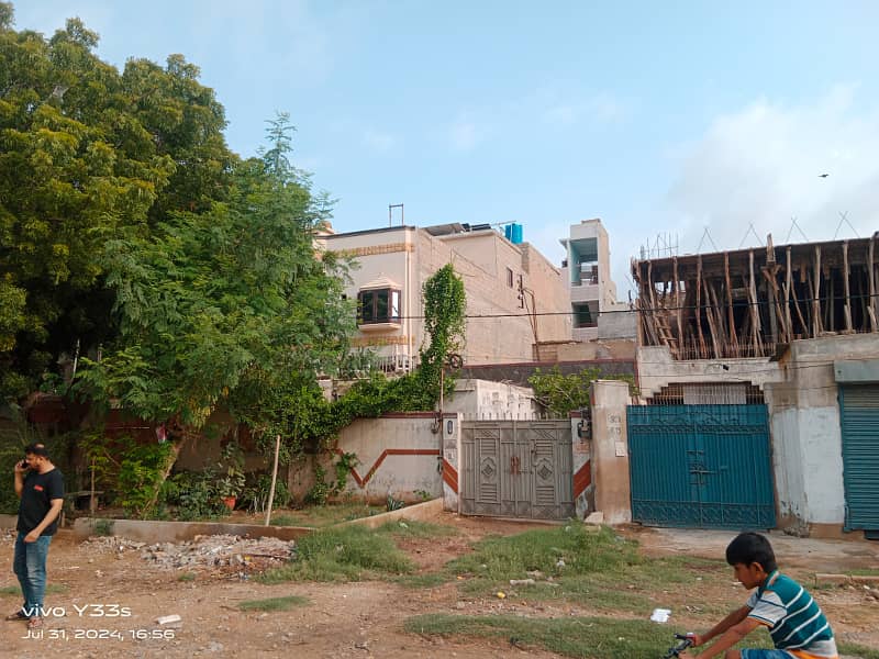 120 SQ YARDS HOUSE FOR SALE WITH EXTRA 70 SQ YARD LEAND SECTOR 5C 1 NORTH KARACHI 1