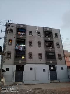 2 BED + 1 LOUNCH FLAT FOR SALE IN NEW BUILDING AZIZ CLASSIC CORNER SECTOR 5C/2 NORTH KARACHI 0