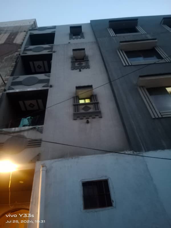 2 BED + 1 LOUNCH FLAT FOR SALE IN NEW BUILDING AZIZ CLASSIC CORNER SECTOR 5C/2 NORTH KARACHI 2