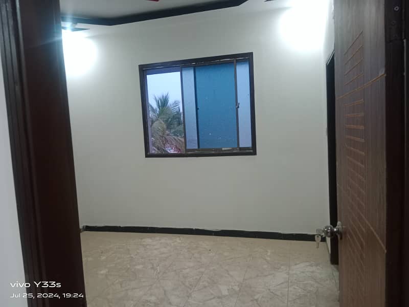 2 BED + 1 LOUNCH FLAT FOR SALE IN NEW BUILDING AZIZ CLASSIC CORNER SECTOR 5C/2 NORTH KARACHI 11