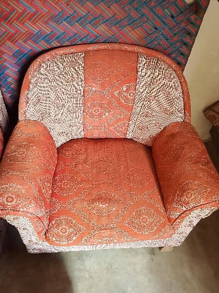 For Sale: 3-Seater Sofa + 2 Chairs Set 1