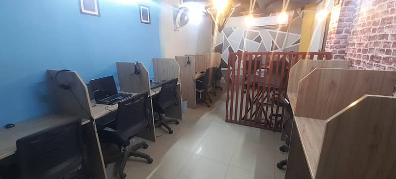 Furnished office for rent in model town link road 0