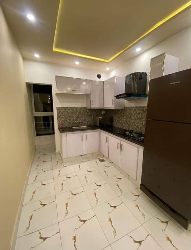 1 Bedroom VIP full furnishe flat for rent per day available in Bahia Town Lahore 5