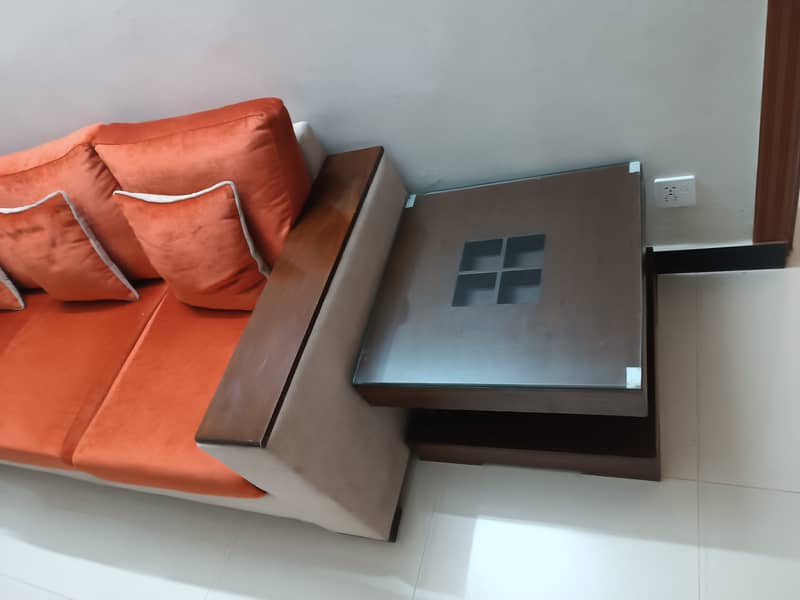 7 Seater Sofa with 3 Tables 2