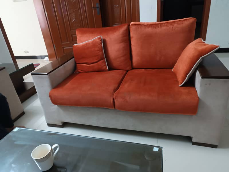 7 Seater Sofa with 3 Tables 3