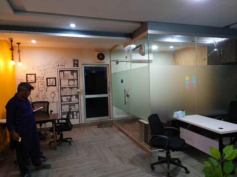 10 Marla Ground Floor Office For Rent in Johar Town 7