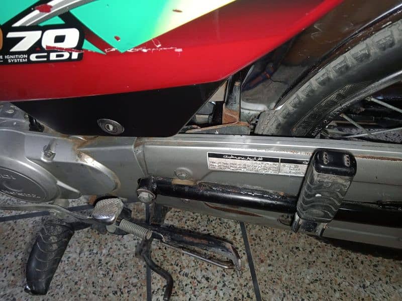 Honda CD70 bike Red Colour in good condition 17