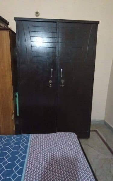 Single Bed and 2 door Almari 2