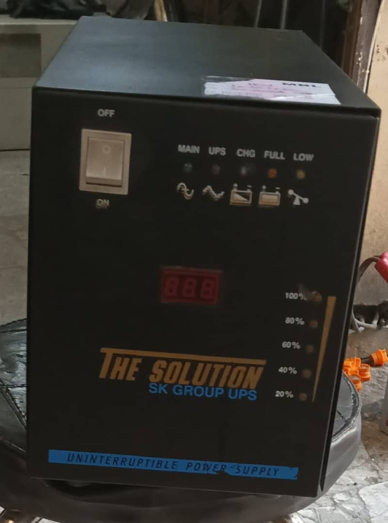 Used 1000 Watts 12 V DC The Solution Brand 0