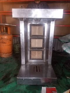 3 burner shwarma machine