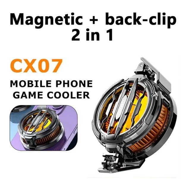 Memo Cx07 Mobile Phone Cooling Fan Universal Magnetic Cooling Radiator 0